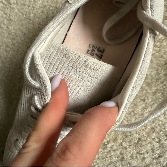 Birkenstock Bend Low Suede and Canvas Sneakers in Whale Gray Size 37/US6.5 - Picture 8 of 8